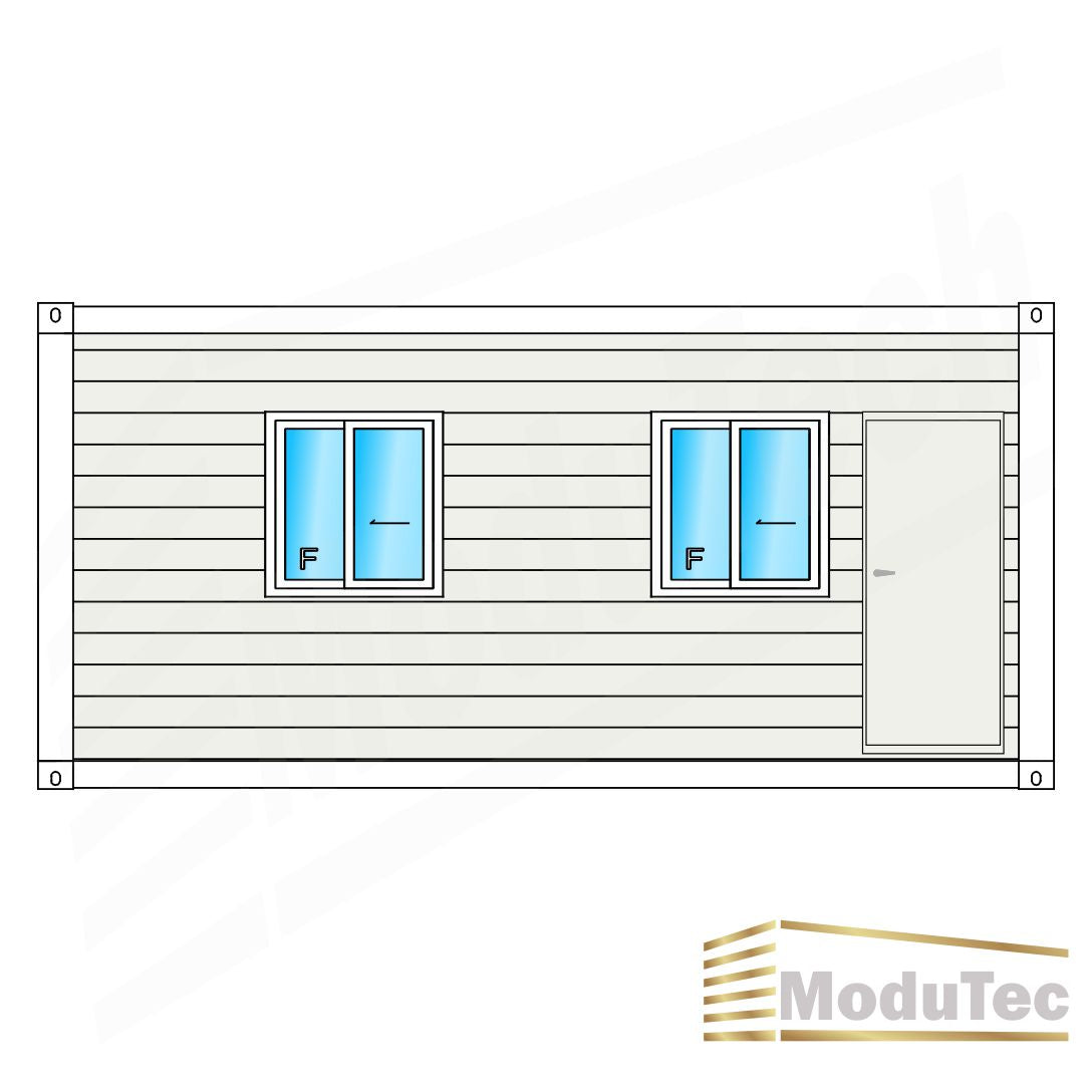 Steel framed 6m x 3m modular DIY building Australia