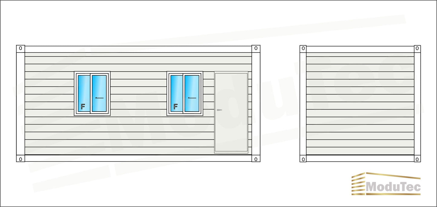 flat pack building Perth Insulated with cladding easy DIY