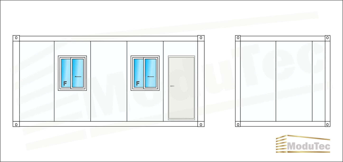 Flat pack building DIY EPS-FR panel walls Perth Australia 6m x 3m